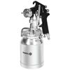 VOREL Pistolet de pulv&eacute;risation HVLP avec godet &agrave; liquide 1000 ml