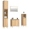 vidaXL Ensemble de meubles de salle de bain 4 pcs ch&ecirc;ne sonoma