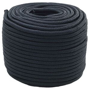 vidaXL Corde de bateau 1 mm 50 m Bleu royal Polyester