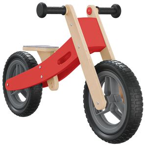 vidaXL Vélo d'équilibre pour enfants rouge