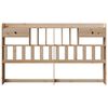 vidaXL T&ecirc;te de lit avec rangement 180 cm bois massif de pin