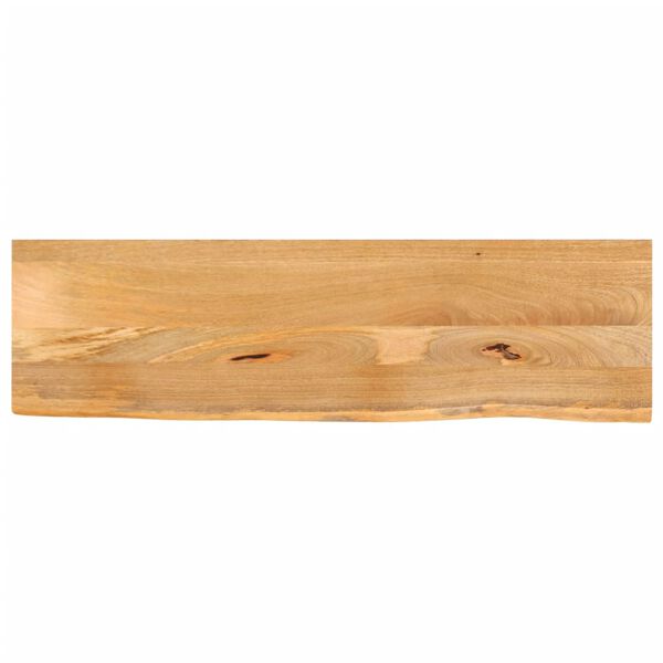 vidaXL Dessus de table &agrave; bord vivant 120x20x3,8cm bois massif manguier