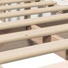 vidaXL Cadre de lit Blanc 90 x 190 cm Bois de pin massif