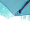 vidaXL Parasol de jardin avec m&acirc;t en acier bleu 288x288x225 cm