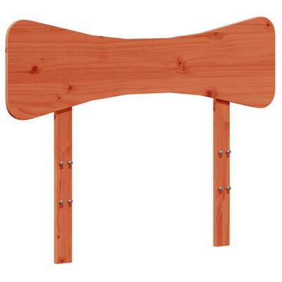 vidaXL Tête de lit cire marron 75 cm bois massif de pin