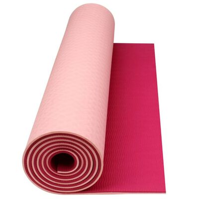 Tapis de yoga/fitness Avento fuschia/rose doux