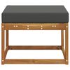 vidaXL Pouf d'Ext&eacute;rieur Bois d'Acacia Massif Naturel
