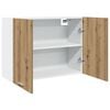 vidaXL Armoire suspendue "Lyon" Chêne artisanal 80 x 31 x 60 cm Bois d'ingénierie