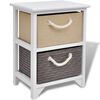 vidaXL Table de chevet Bois