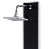 vidaXL Panneau de douche Verre 18 x 42,1 x 120 cm Noir