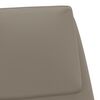 vidaXL Chaise de relaxation Gris clair Velours