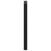 vidaXL Pieds de table de bar en U, 2 pi&egrave;ces, noir, 60 x (110-111) cm, acier