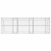 vidaXL Kennel pour Chiens 3 pcs Argent&eacute; 6 x 2 x 2 m Acier