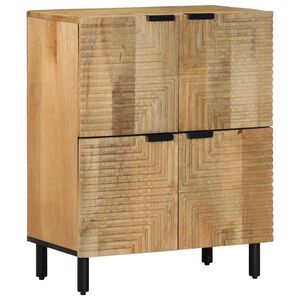vidaXL Buffet marron 60x33x75 cm bois massif de manguier