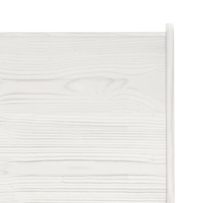 vidaXL Banc d'angle 151 cm Bois de pin solide Blanc