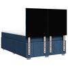 vidaXL Sommier &agrave; lattes de lit avec matelas Bleu 140x190 cm Tissu