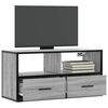vidaXL Meuble TV sonoma gris 80x31x39,5 cm bois d'ingénierie et métal