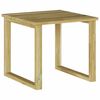 vidaXL table Naturel 40 x 40 x 36 cm Pin&egrave;de impr&eacute;gn&eacute;e