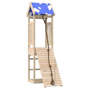 vidaXL Aire de jeux d'ext&eacute;rieur bois de pin massif
