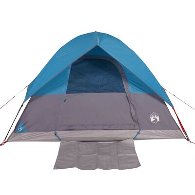 vidaXL Tente de camping à dôme 2 personnes bleu imperméable