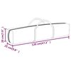 vidaXL Tente de r&eacute;ception pliable avec parois Cr&egrave;me 3x6 m