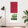 vidaXL Store enrouleur occultant rouge largeur du tissu 75,7 cm