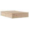 vidaXL Cadre de lit sans matelas 140x190 cm bois de pin massif
