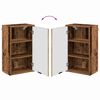 vidaXL Ensemble de mobilier de salle de bain avec tiroir Bois Ancien