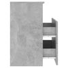 vidaXL Tables de chevet 2 pcs Gris b&eacute;ton 50x32x60 cm