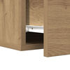 vidaXL Cabinet de chevet 2 pcs Ch&ecirc;ne artisanal 35 x 35 x 20 cm