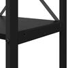 vidaXL &Eacute;tag&egrave;re Ch&ecirc;ne noir 80 x 30 x 155 cm Bois d'ing&eacute;nierie