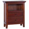 vidaXL Armoire lat&eacute;rale Marron classique 60x30x75 cm Bois d'acajou