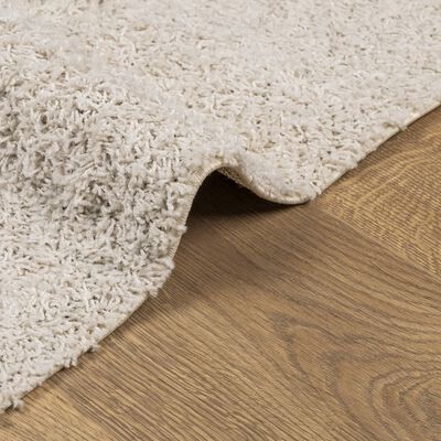 vidaXL Tapis shaggy PAMPLONA poils longs moderne crème 300x400 cm