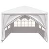 vidaXL Tente de r&eacute;ception 3 x 6 m Blanc
