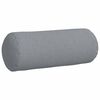 vidaXL Coussins d'accent 2 pcs Gris clair &Oslash; 15 x 40 cm tissu