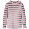 T-shirt enfants &agrave; manches longues rose clair 116