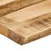 vidaXL Dessus de table bord vivant 100x60x2,5 cm bois de manguier brut