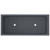 vidaXL Bac de jardin sur&eacute;lev&eacute; Anthracite 60 x 26 x 45 cm Acier