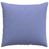 vidaXL Coussins de canap&eacute; 2 pcs Bleu denim 45 x 45 cm tissu