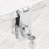 vidaXL Bo&icirc;te de rangement Argent&eacute; 90x47x33,5 cm Aluminium
