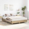 vidaXL Cadre de lit sans matelas ch&ecirc;ne sonoma 140x200 cm