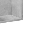 vidaXL Armoire murale gris b&eacute;ton 99x18x16,5 cm bois d'ing&eacute;nierie