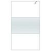 vidaXL Paroi de douche Blanc 115x195 cm Verre ESG transparent
