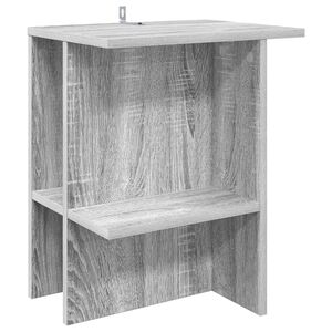 vidaXL Table basse Sonoma gris 40 x 30 x 49 cm Bois d'ing&eacute;nierie
