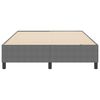 vidaXL Cadre de lit plateforme Gris clair 160 x 200 cm tissu