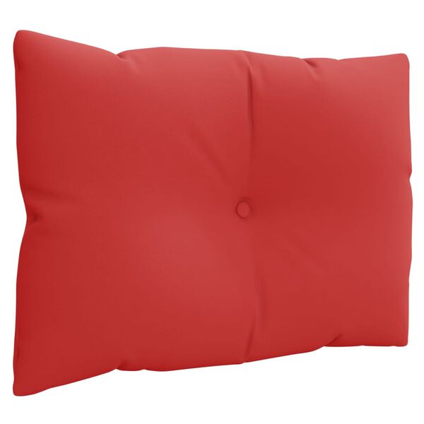 vidaXL Coussins de palette lot de 3 rouge tissu
