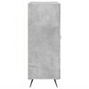 vidaXL Buffet gris b&eacute;ton 69,5x34x90 cm bois d'ing&eacute;nierie