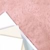 vidaXL Tapis en Fourrure Synth&eacute;tique de Lapin Olite Rose 160 x 160 cm