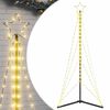 vidaXL Sapin de No&euml;l &agrave; LED 363 LED blanc chaud 182 cm