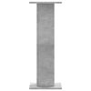 vidaXL Supports pour plantes 2 pcs gris b&eacute;ton bois d'ing&eacute;nierie